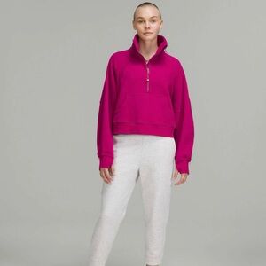 Lululemon Scuba Oversized Funnel-Neck Half Zip Sweater